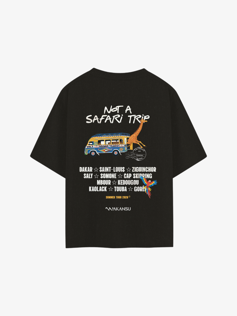Not A Safari Trip Tee Black