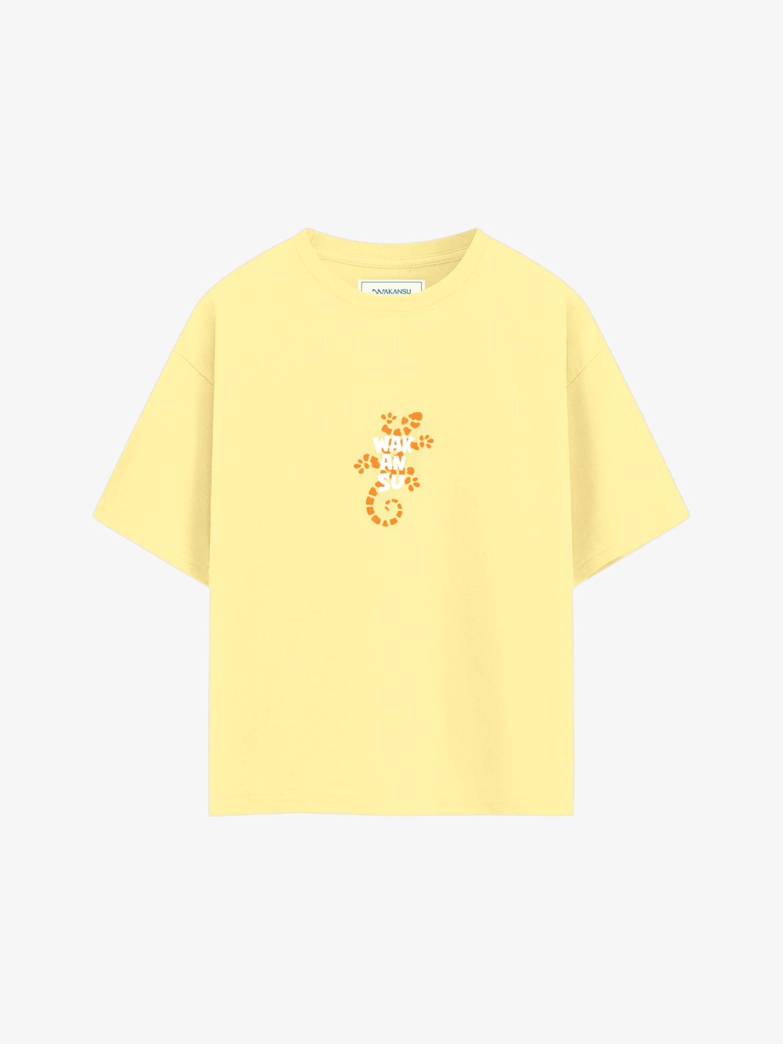 T-shirt Lézard Jaune