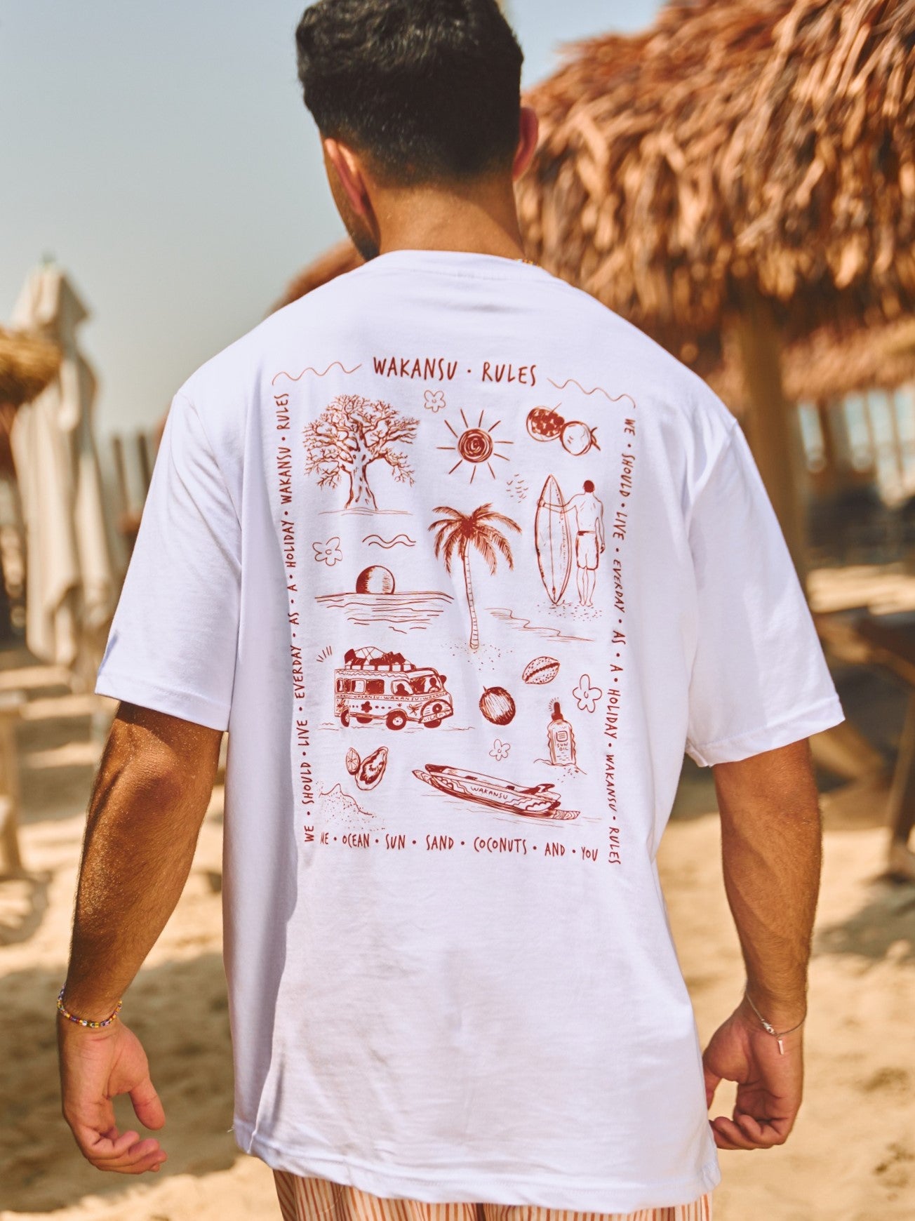 Wakansu Rules Tee White