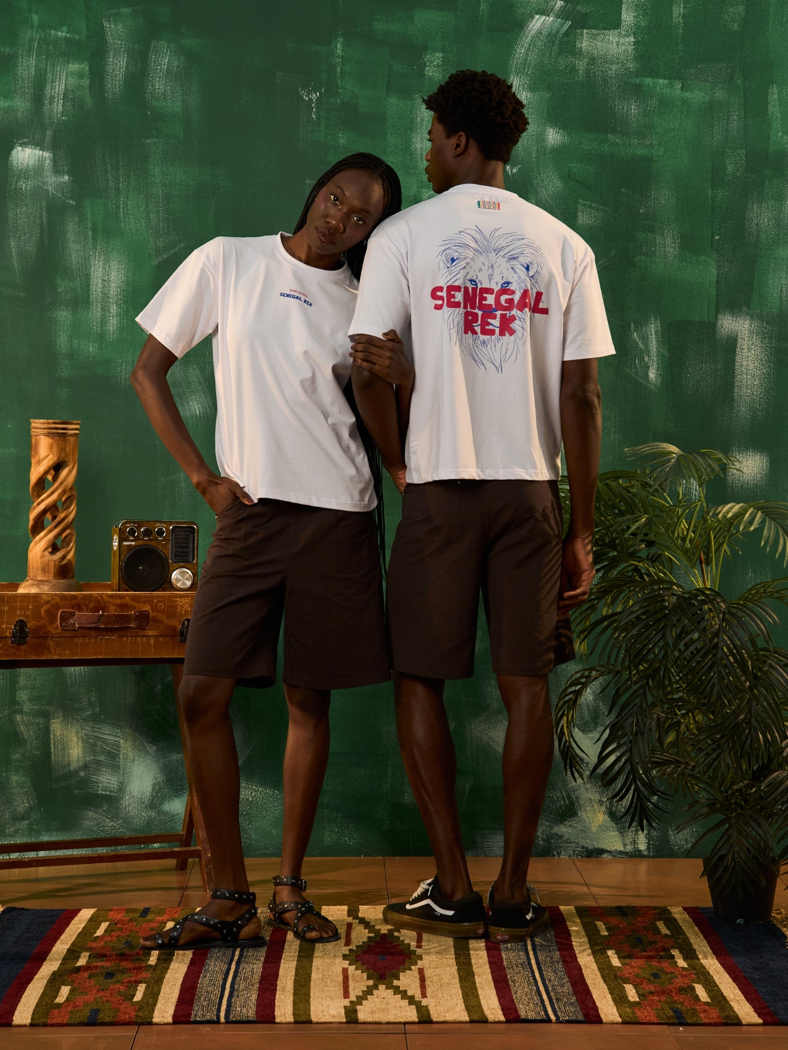 T-Shirt Sénégal Rek Blanc