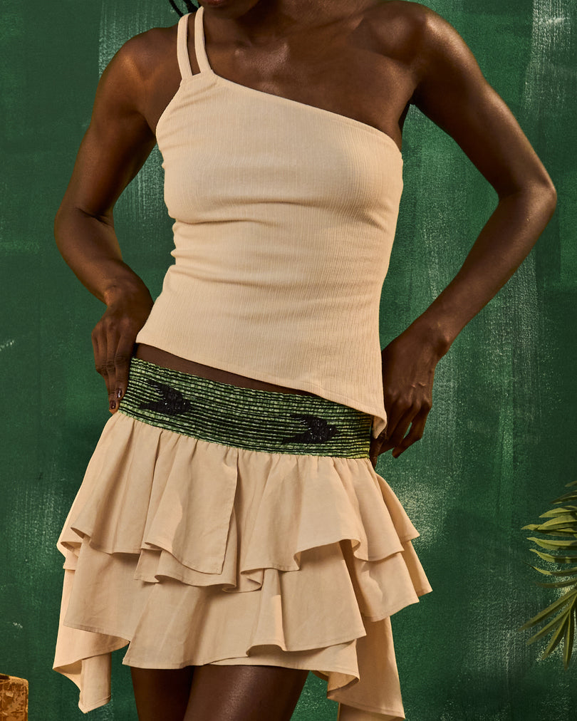 Naya Birds Jupe Beige