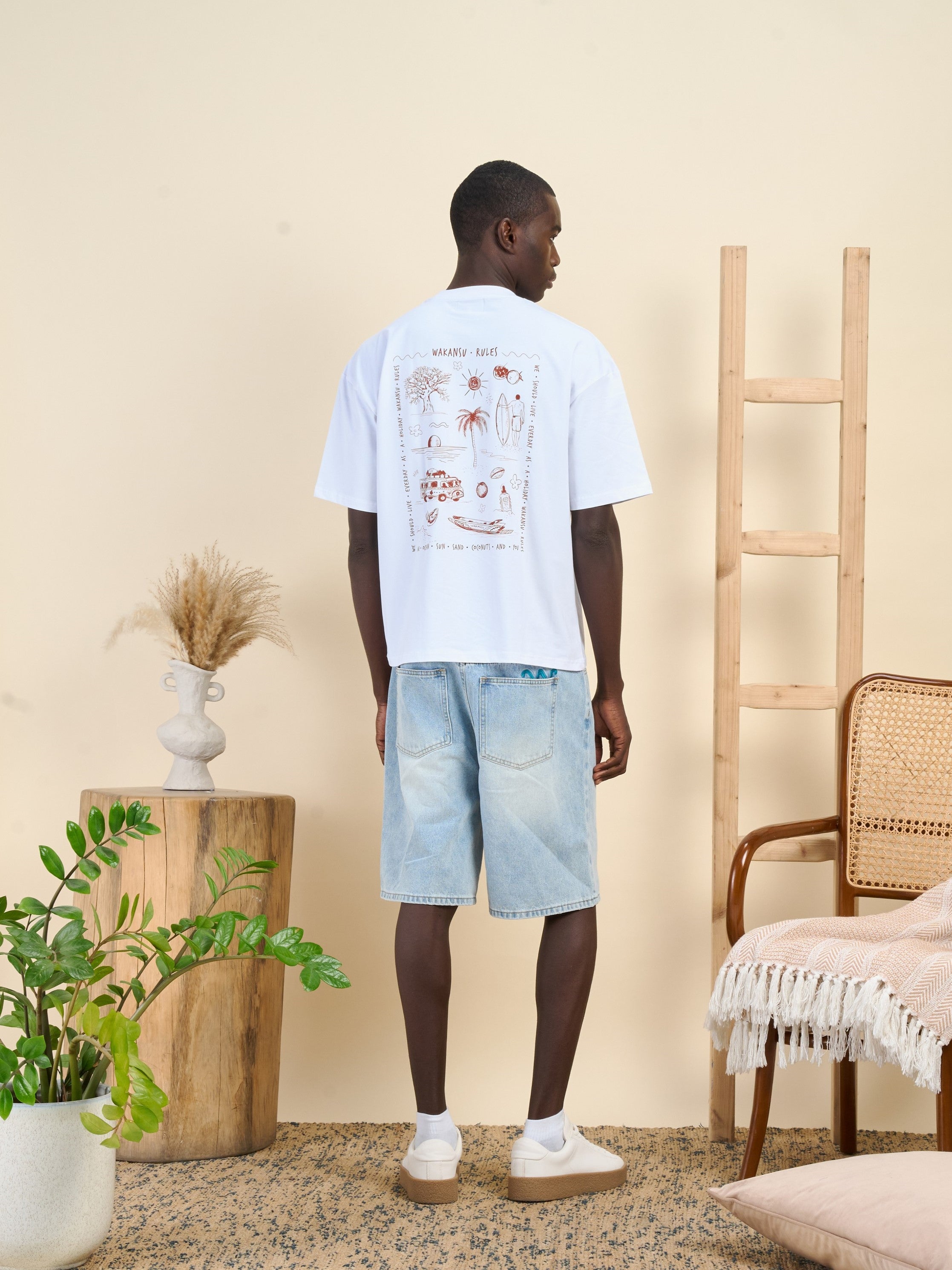 Wakansu Rules Tee White