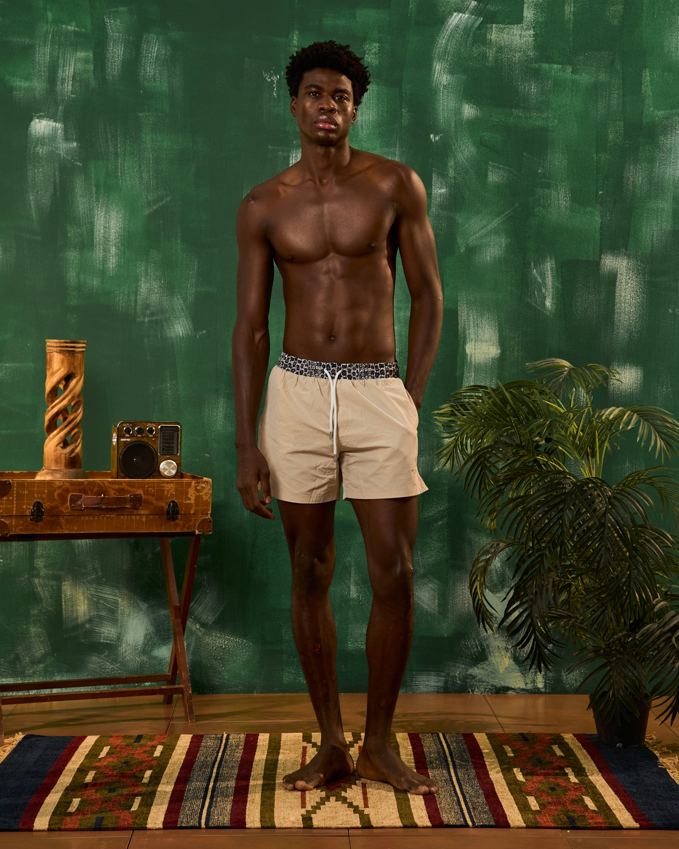 Wax Swimshort Leopard