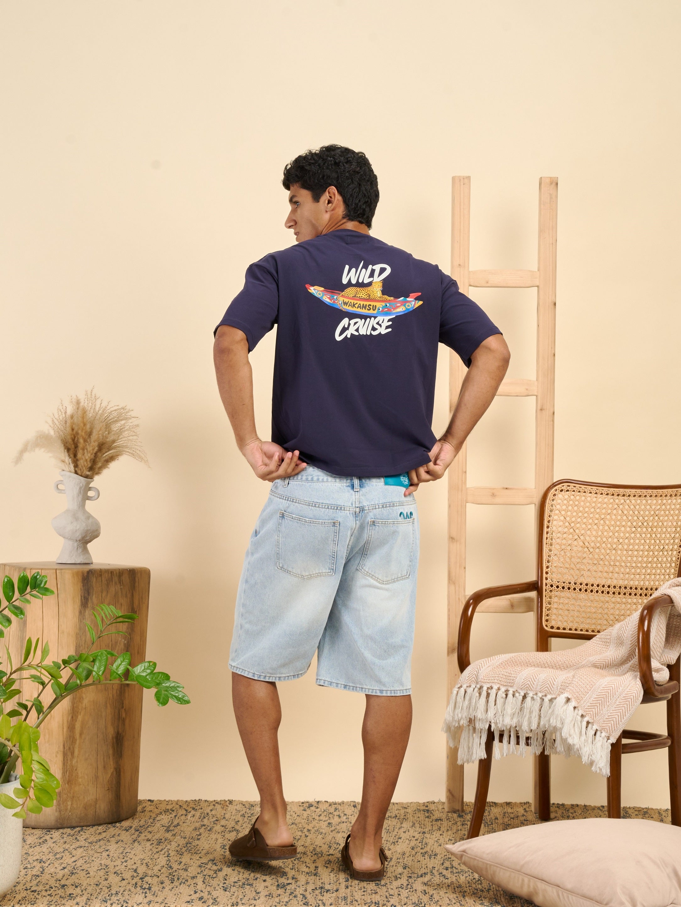 Wild Cruise Tee Navy