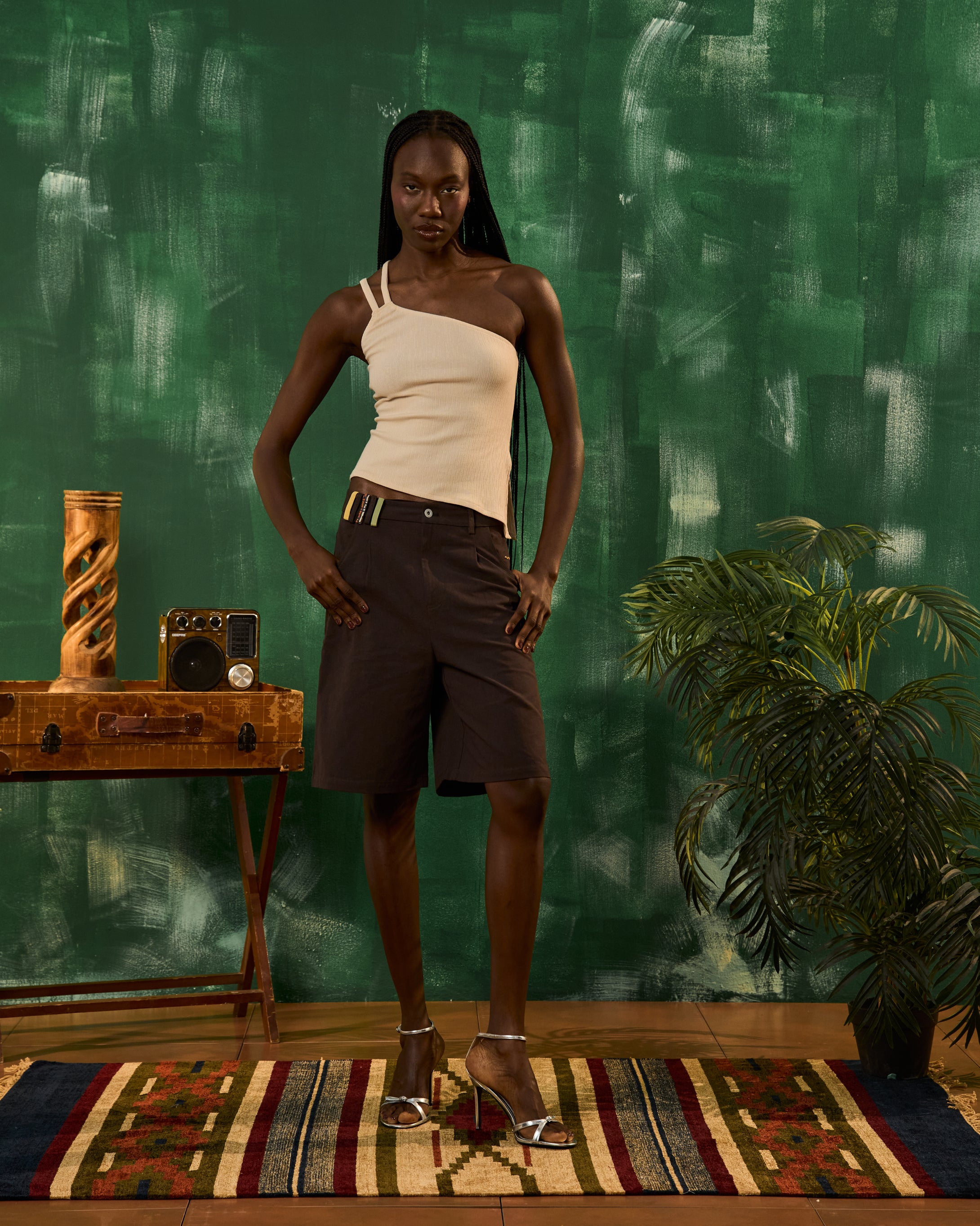 Zaid Savana Short Brown