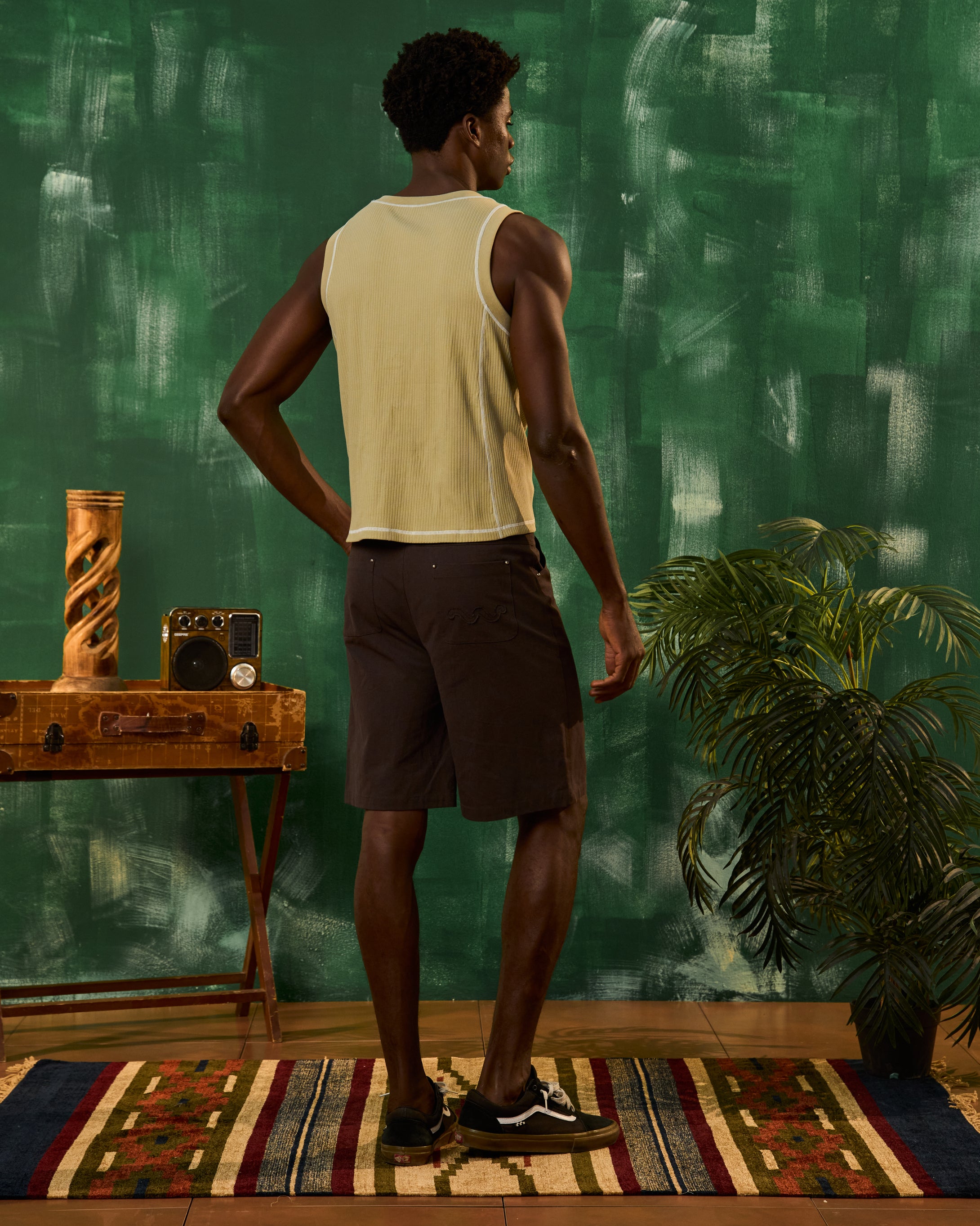 Débardeur Nuru Rib Kaki