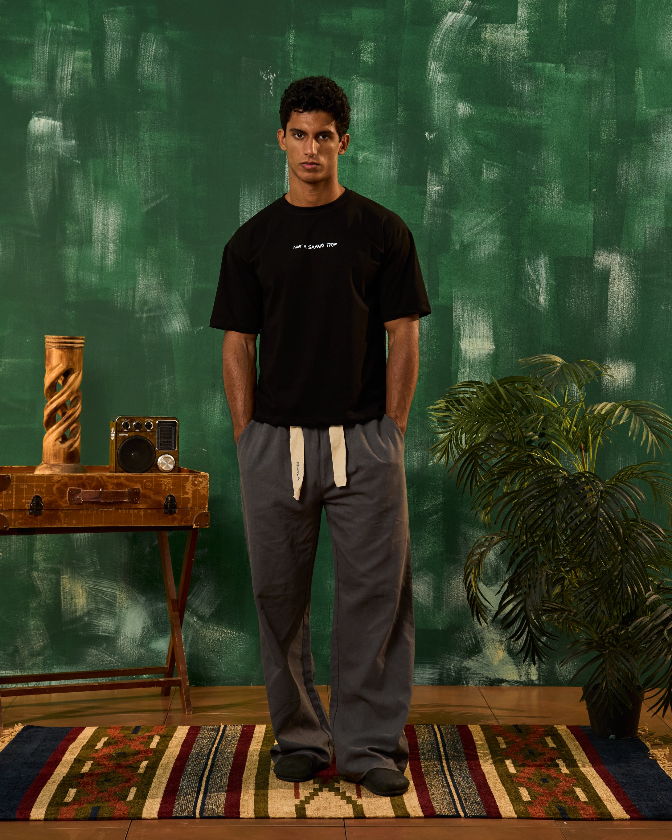 Not A Safari Trip Tee Black
