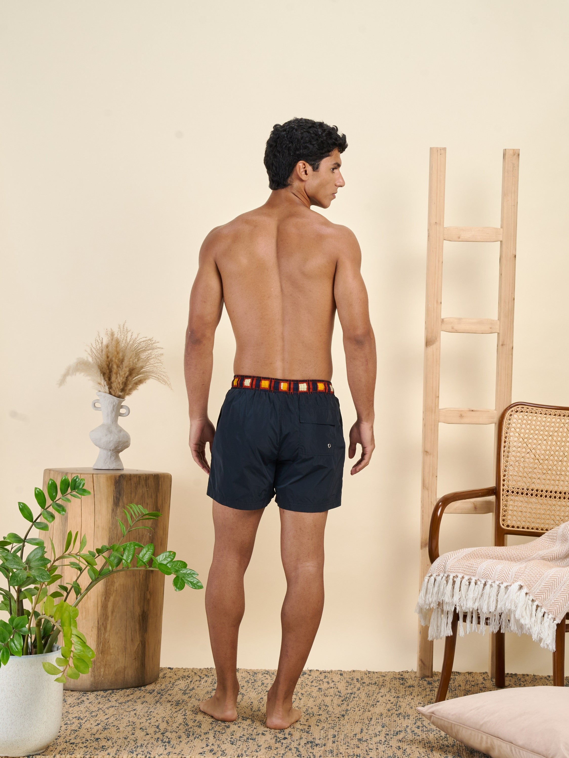 Wax Swimshort Jet Black