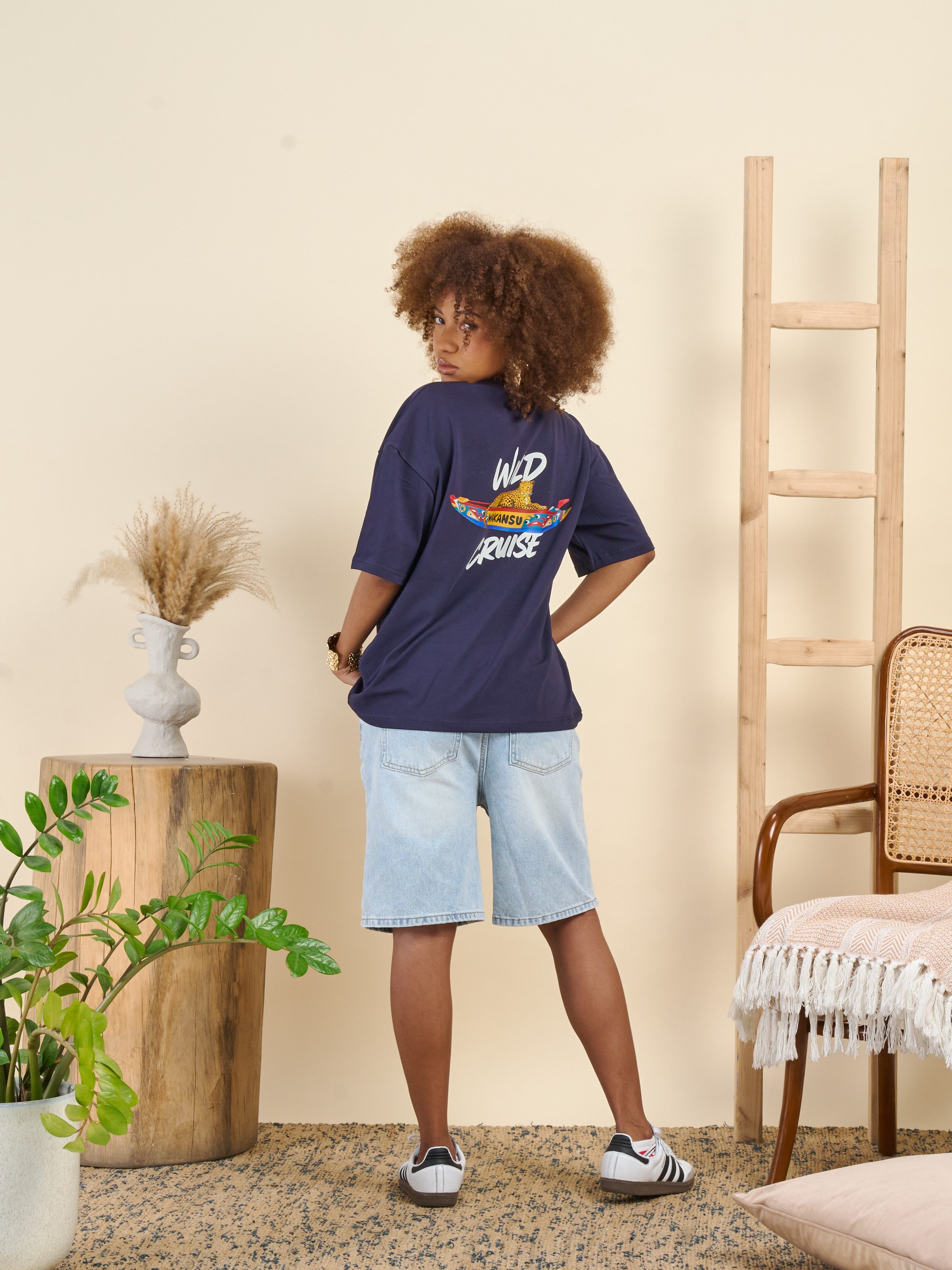 Wild Cruise Tee Navy