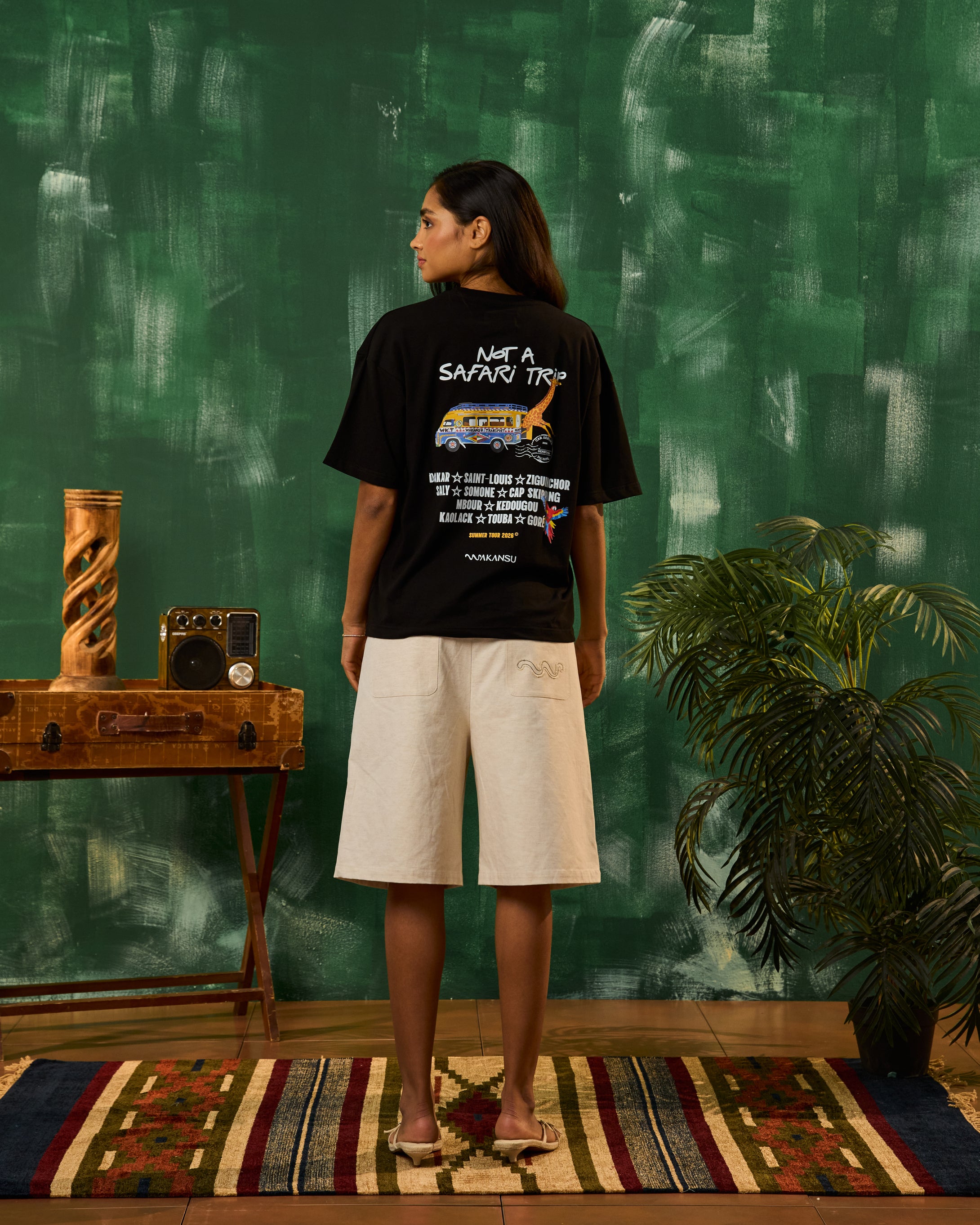 Not A Safari Trip Tee Black