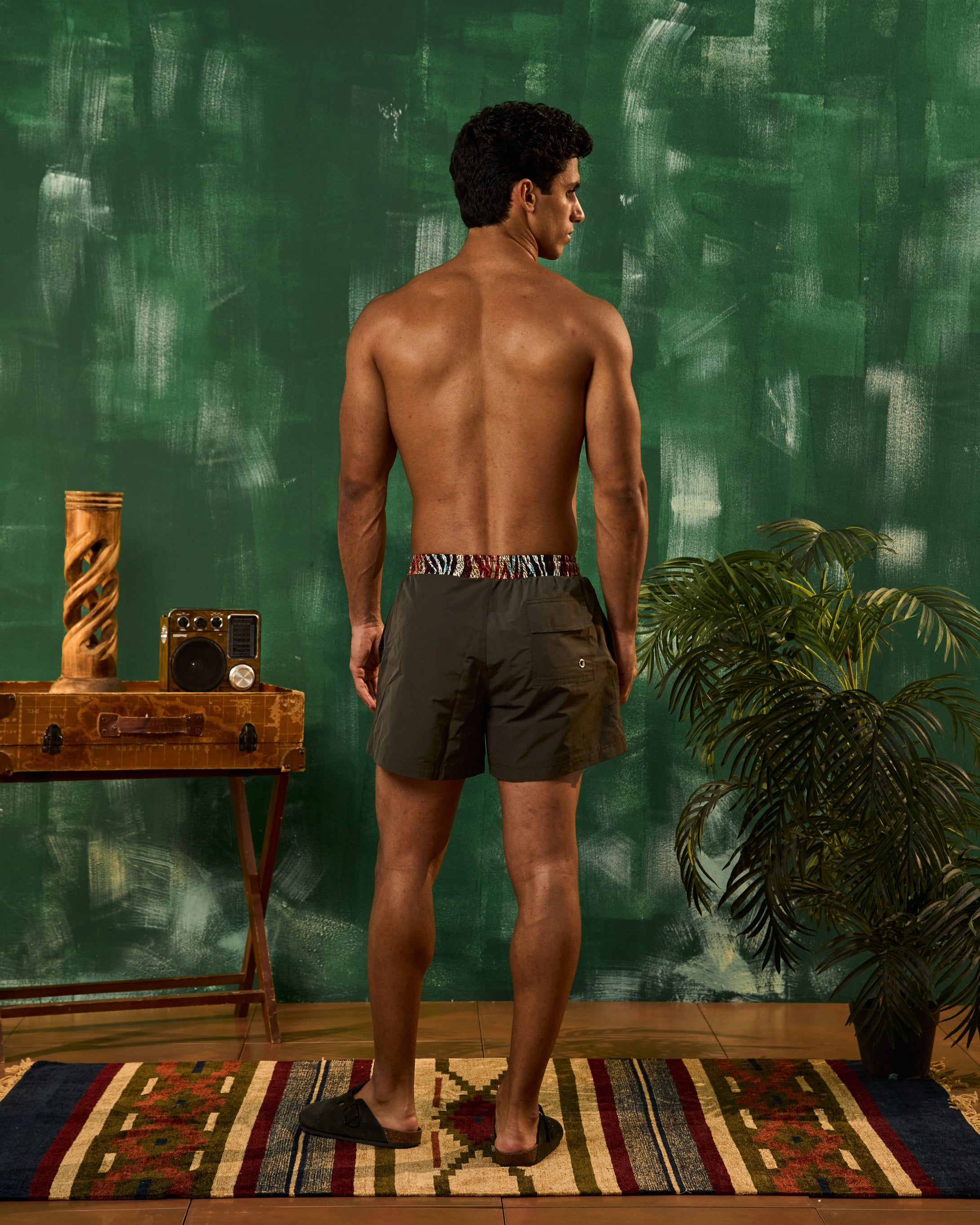 Short de bain Wax Zebra