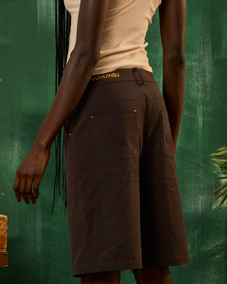Zaid Savana Short Brown
