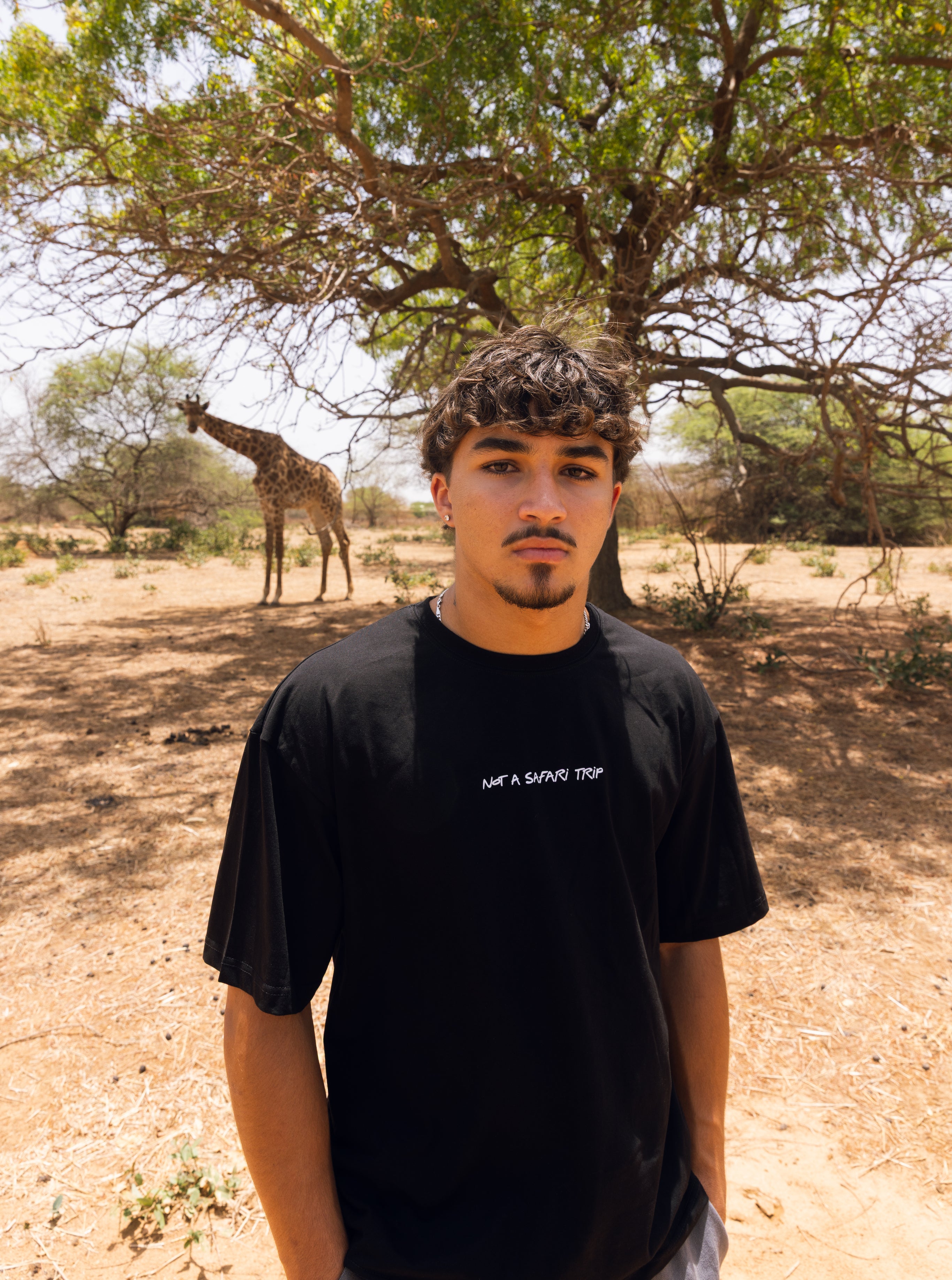 Not A Safari Trip Tee Black