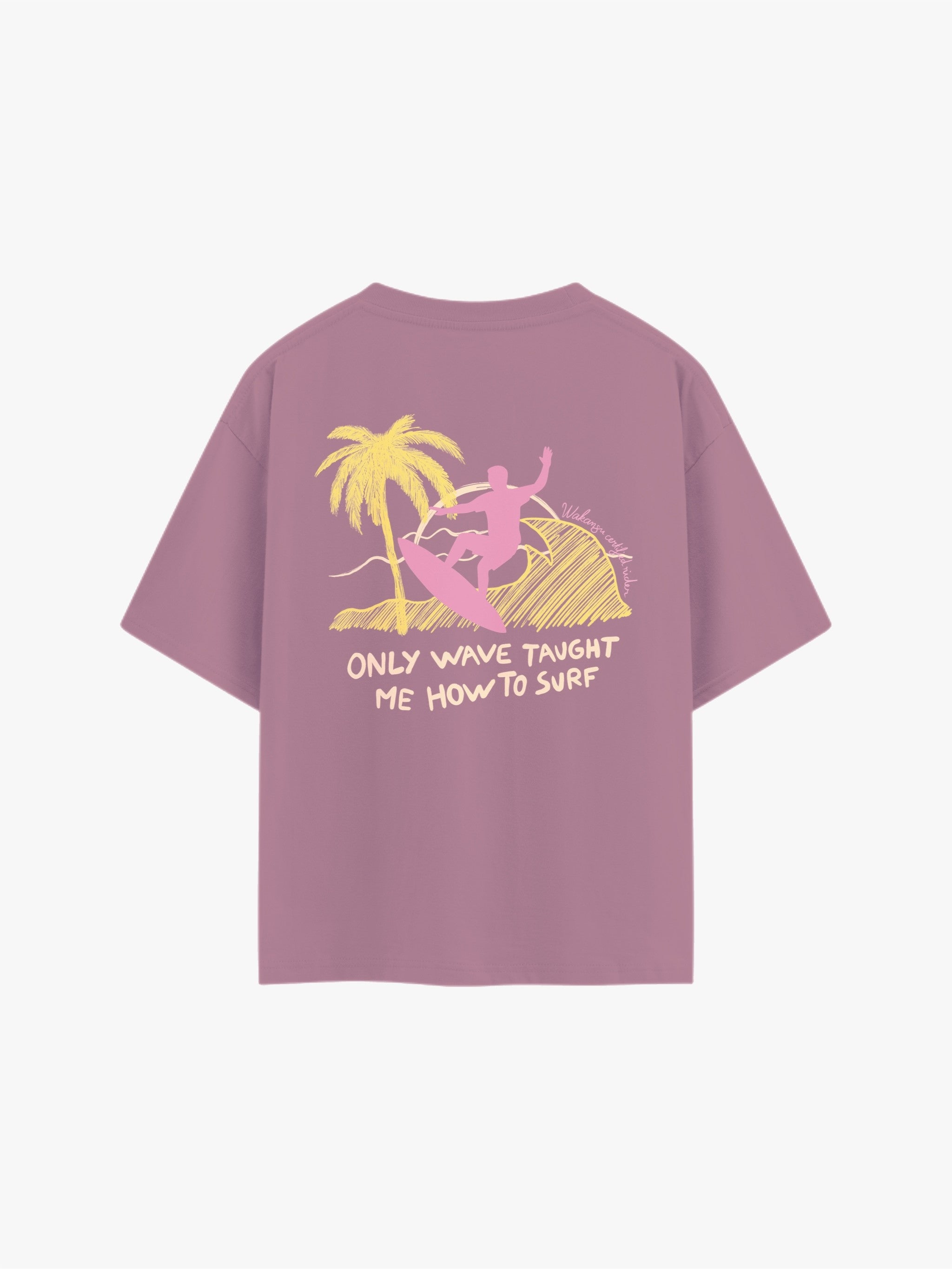 Only Wave Tee Dusty Rose