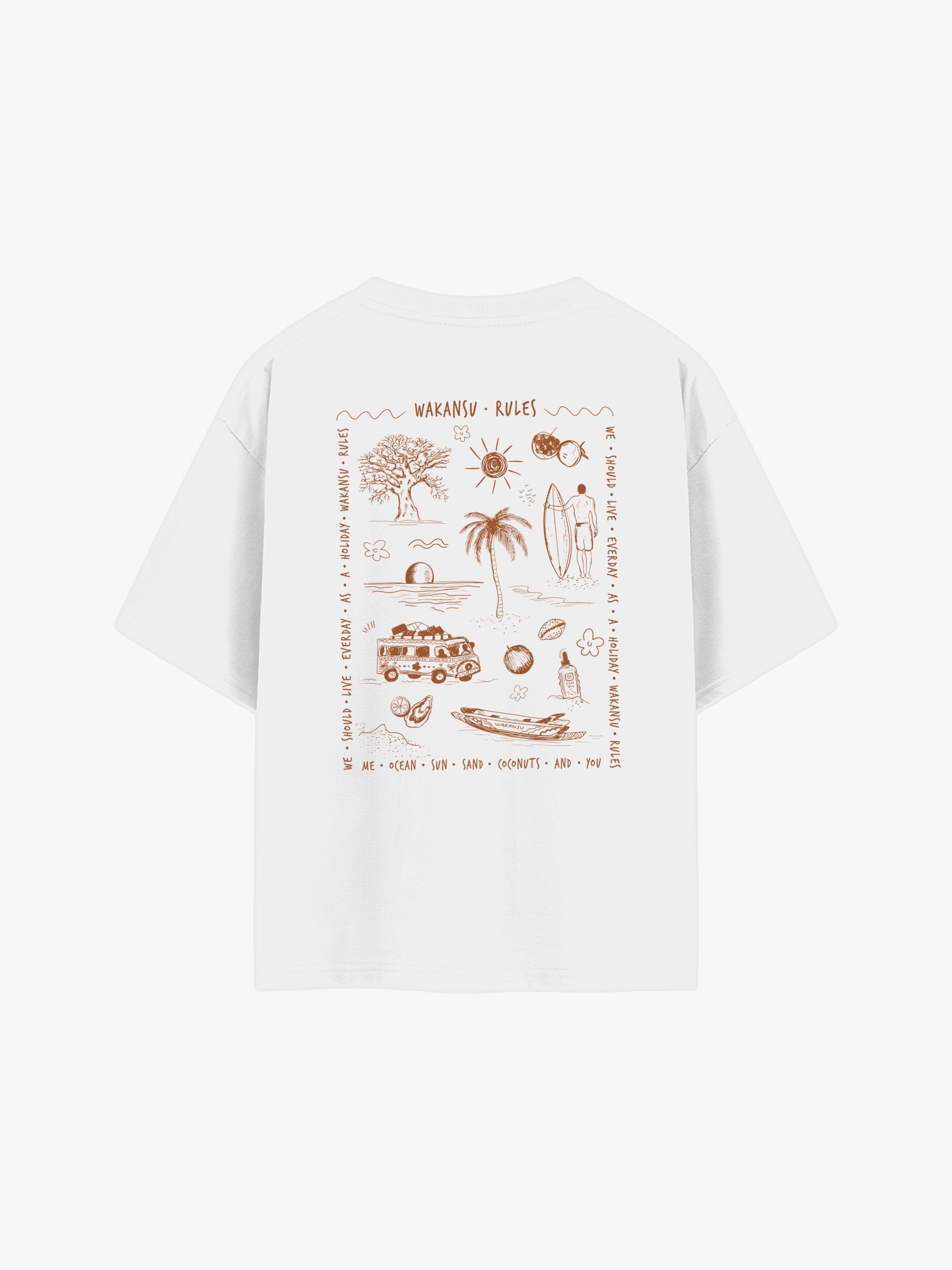 Wakansu Rules Tee White