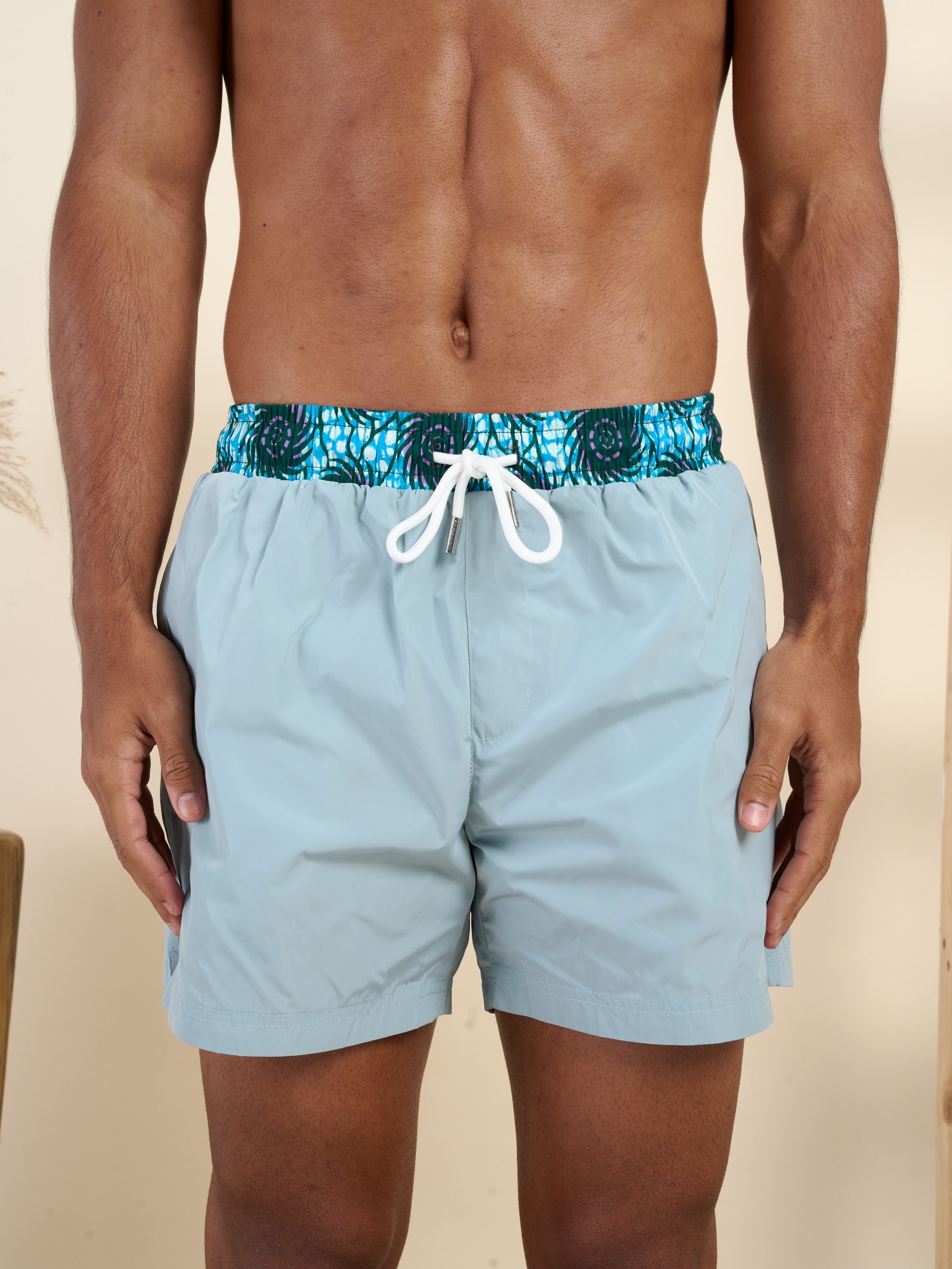 Wax Swimshort Blue Sky