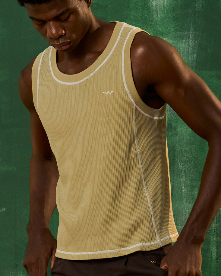 Nuru Rib Tank Khaki