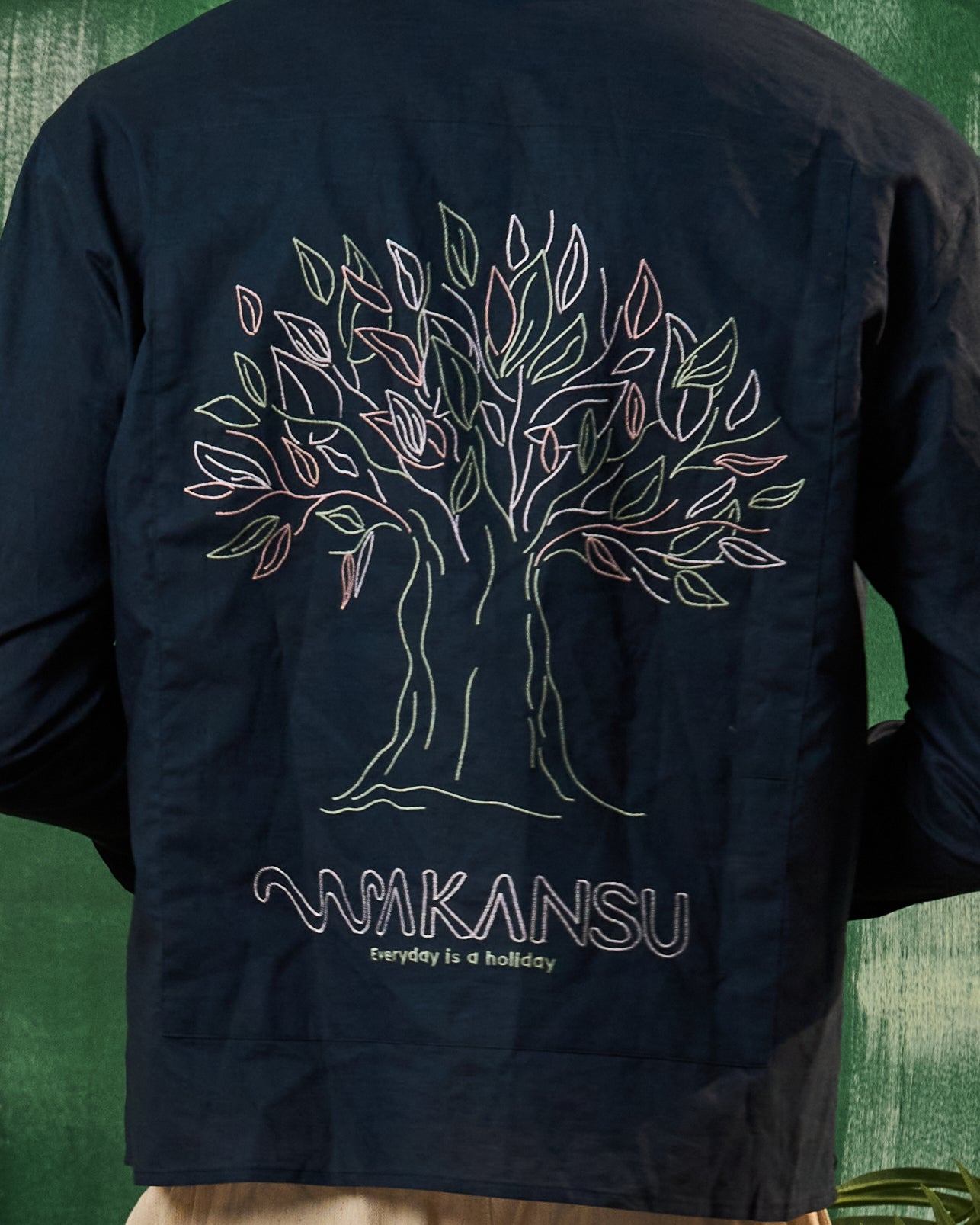 Baobab Linen Shirt Navy