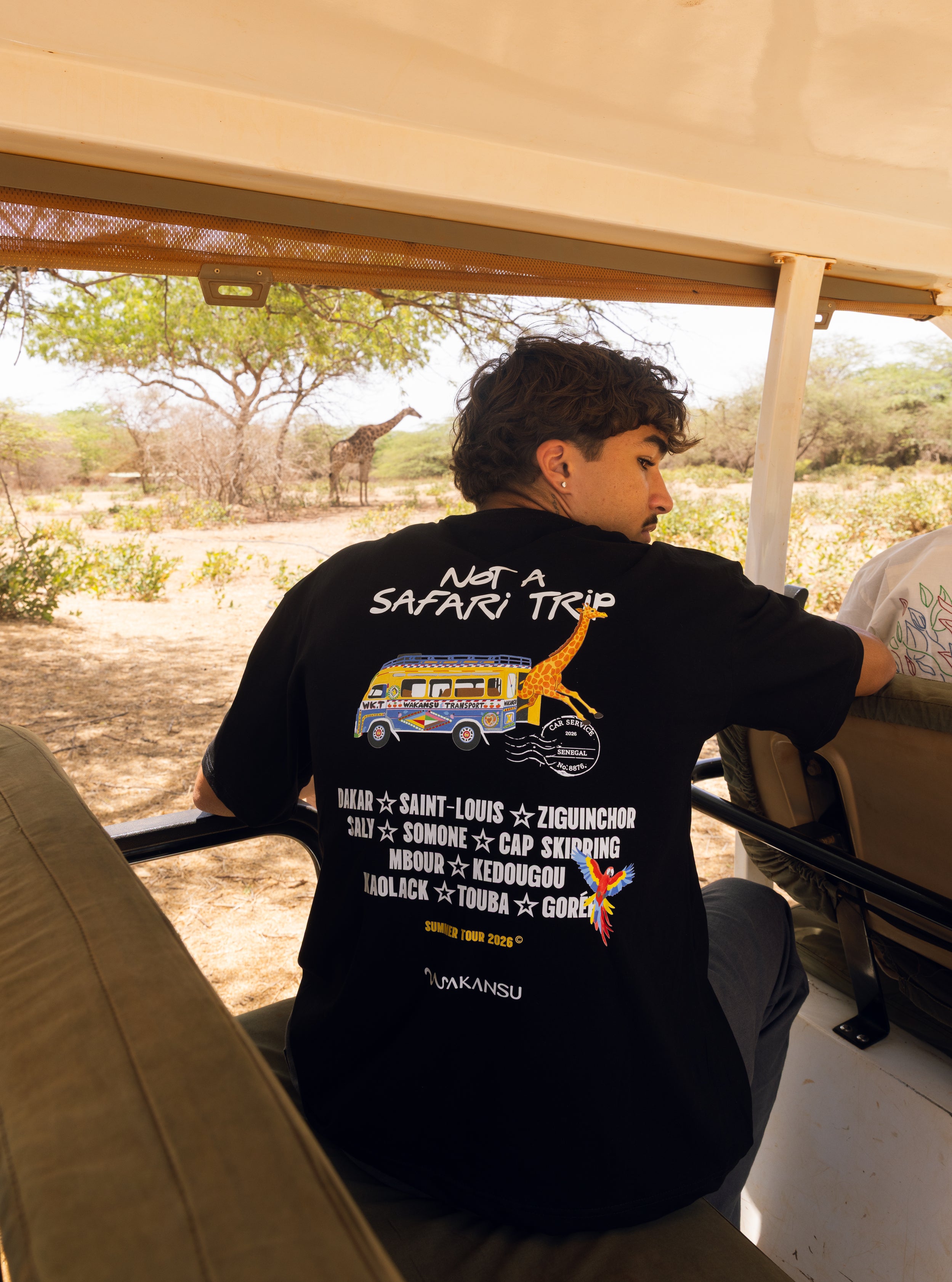 Not A Safari Trip Tee Black