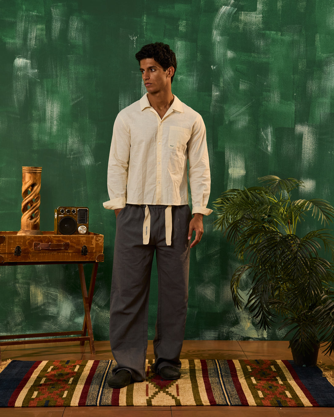 Chemise en lin Baobab Crème