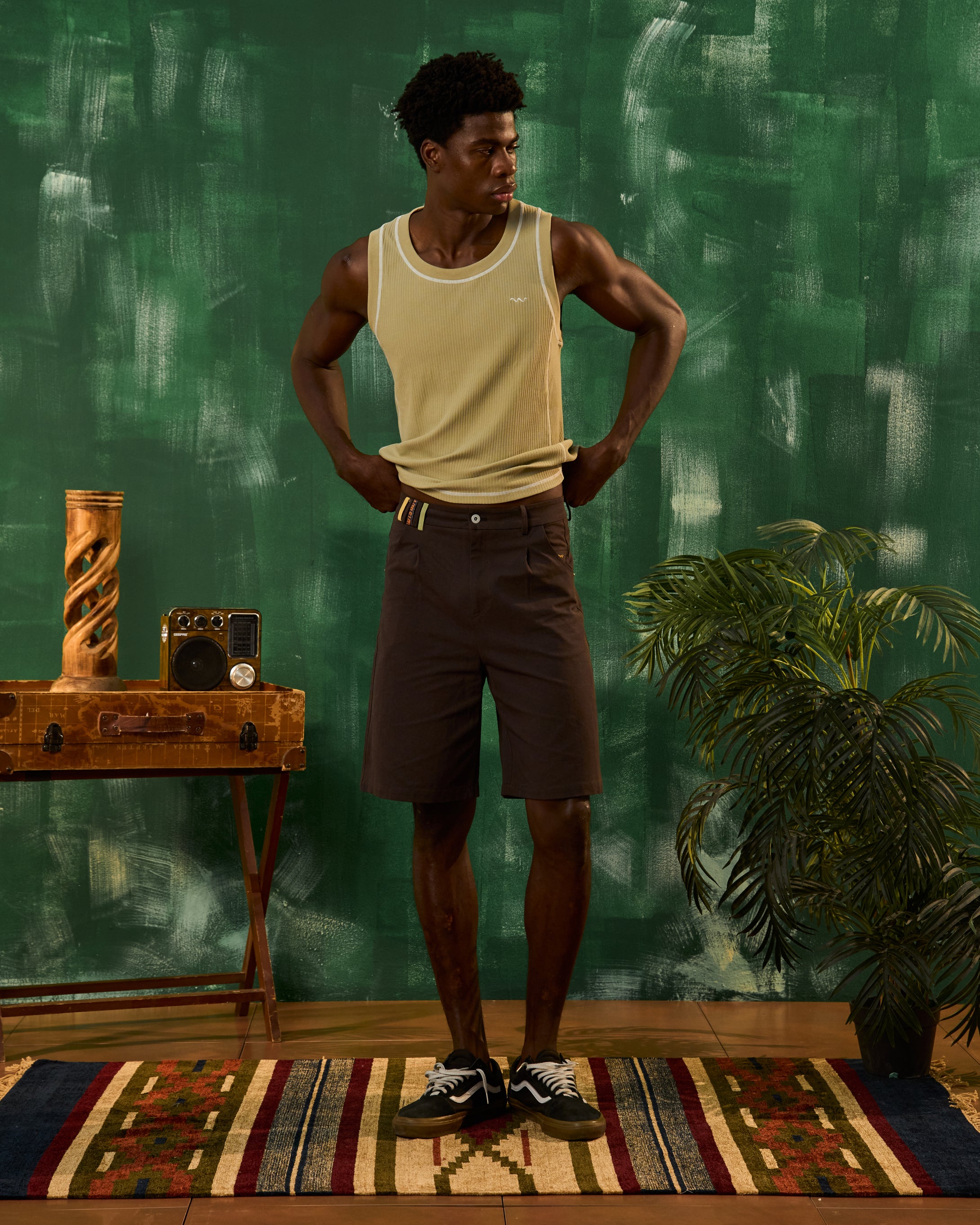 Zaid Savana Short Brown