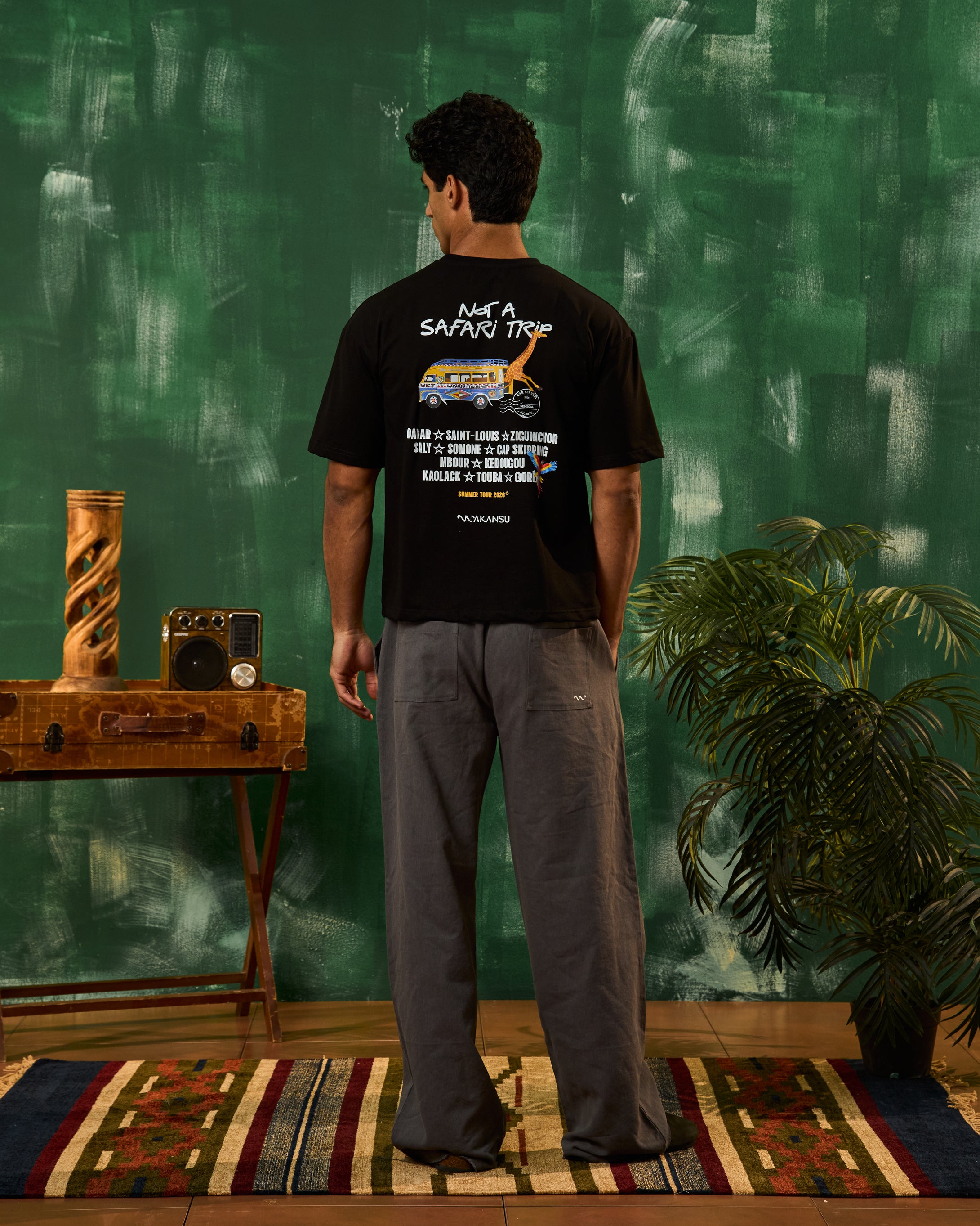 Not A Safari Trip Tee Black