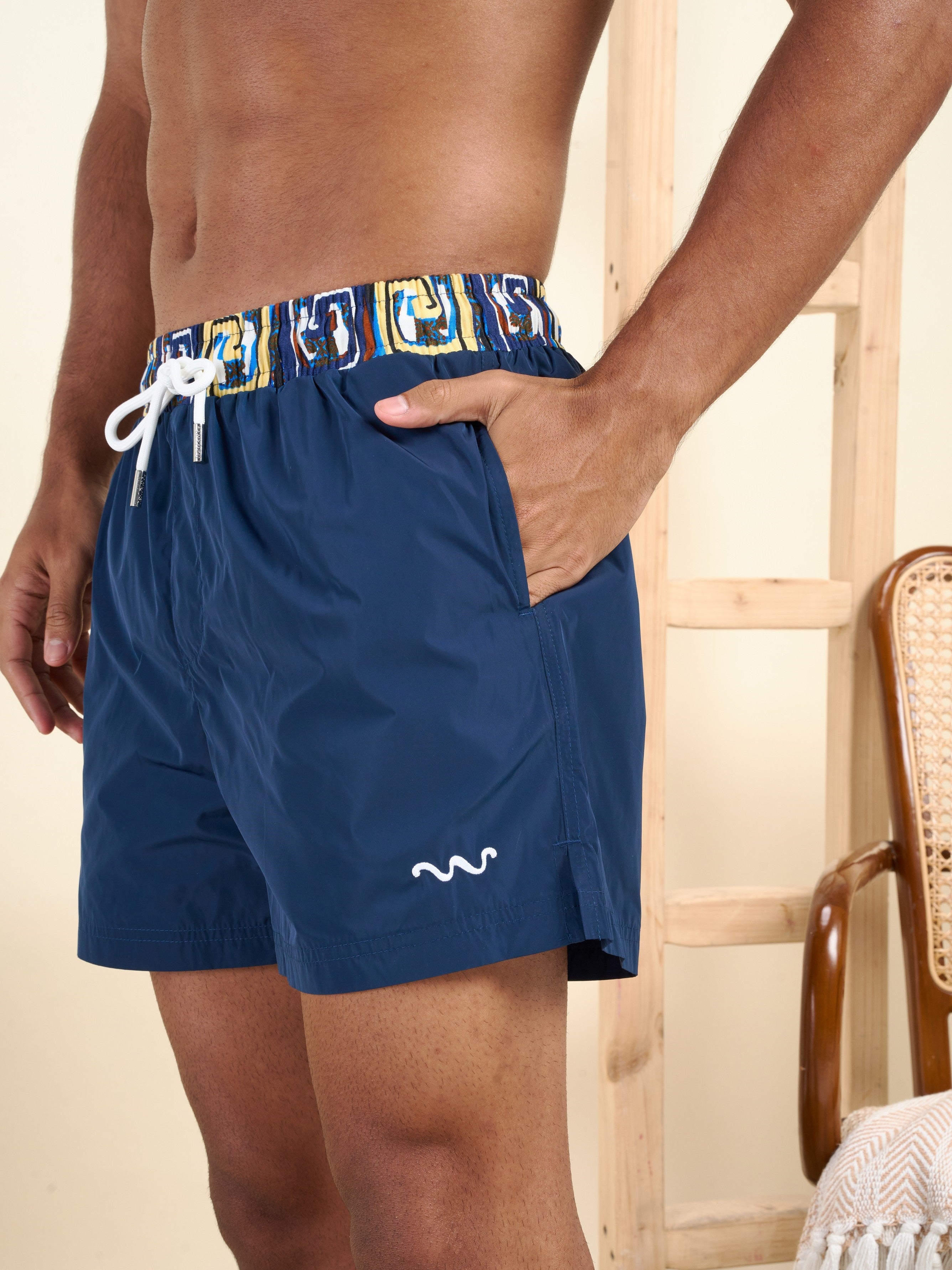 Wax Swimshort Blue Navy