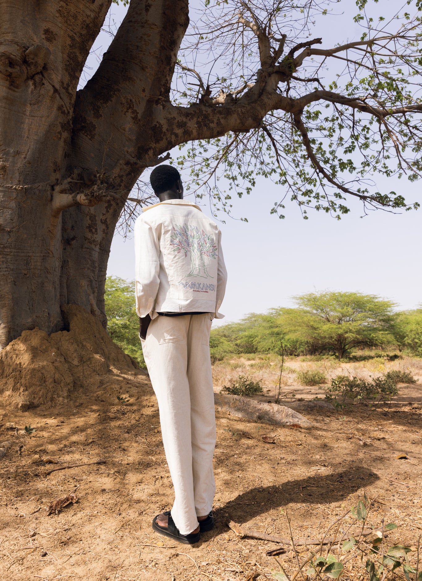 Chemise en lin Baobab Crème