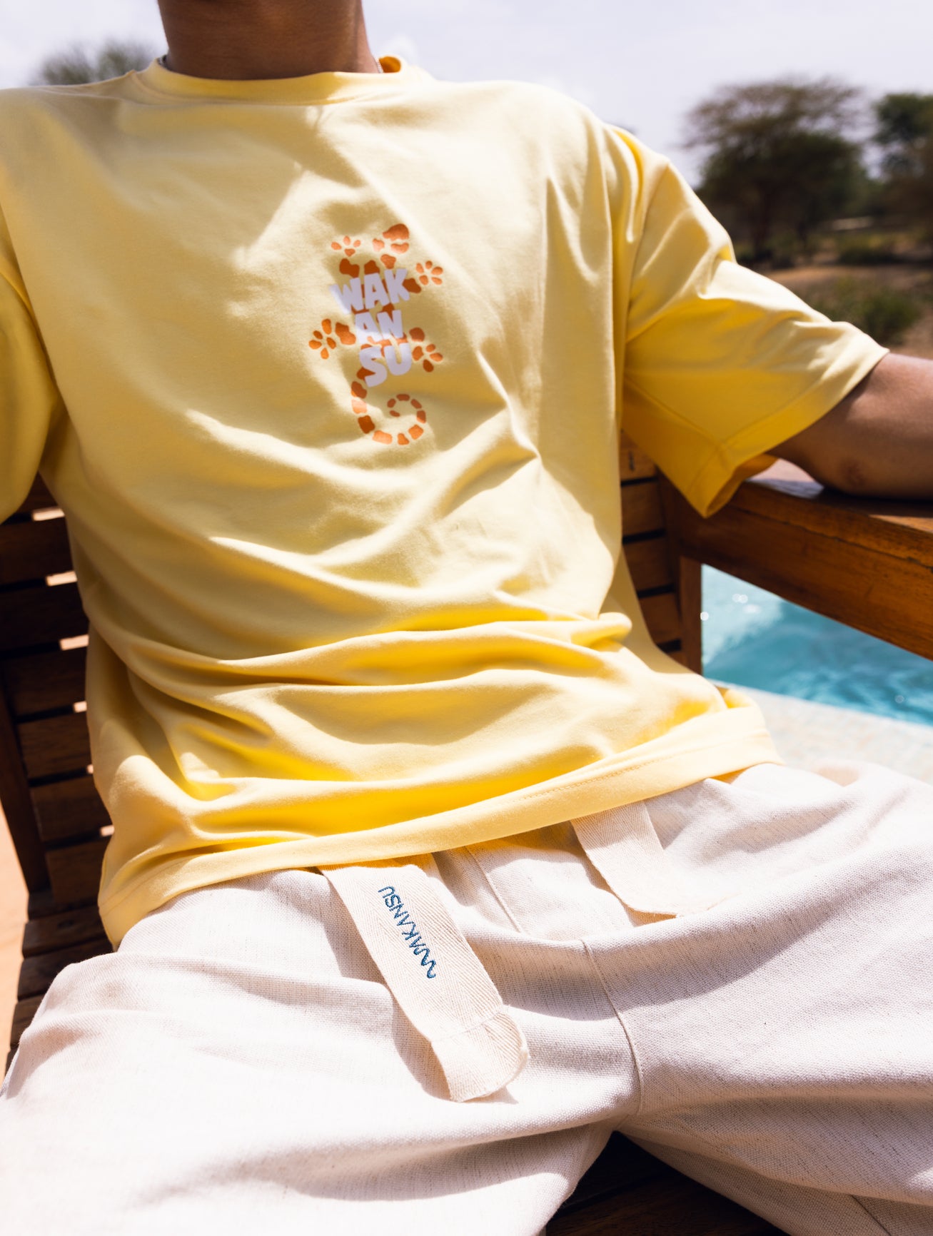 T-shirt Lézard Jaune