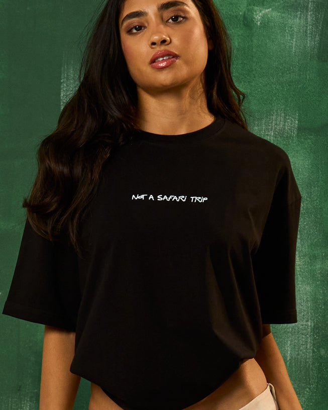 Not A Safari Trip Tee Black